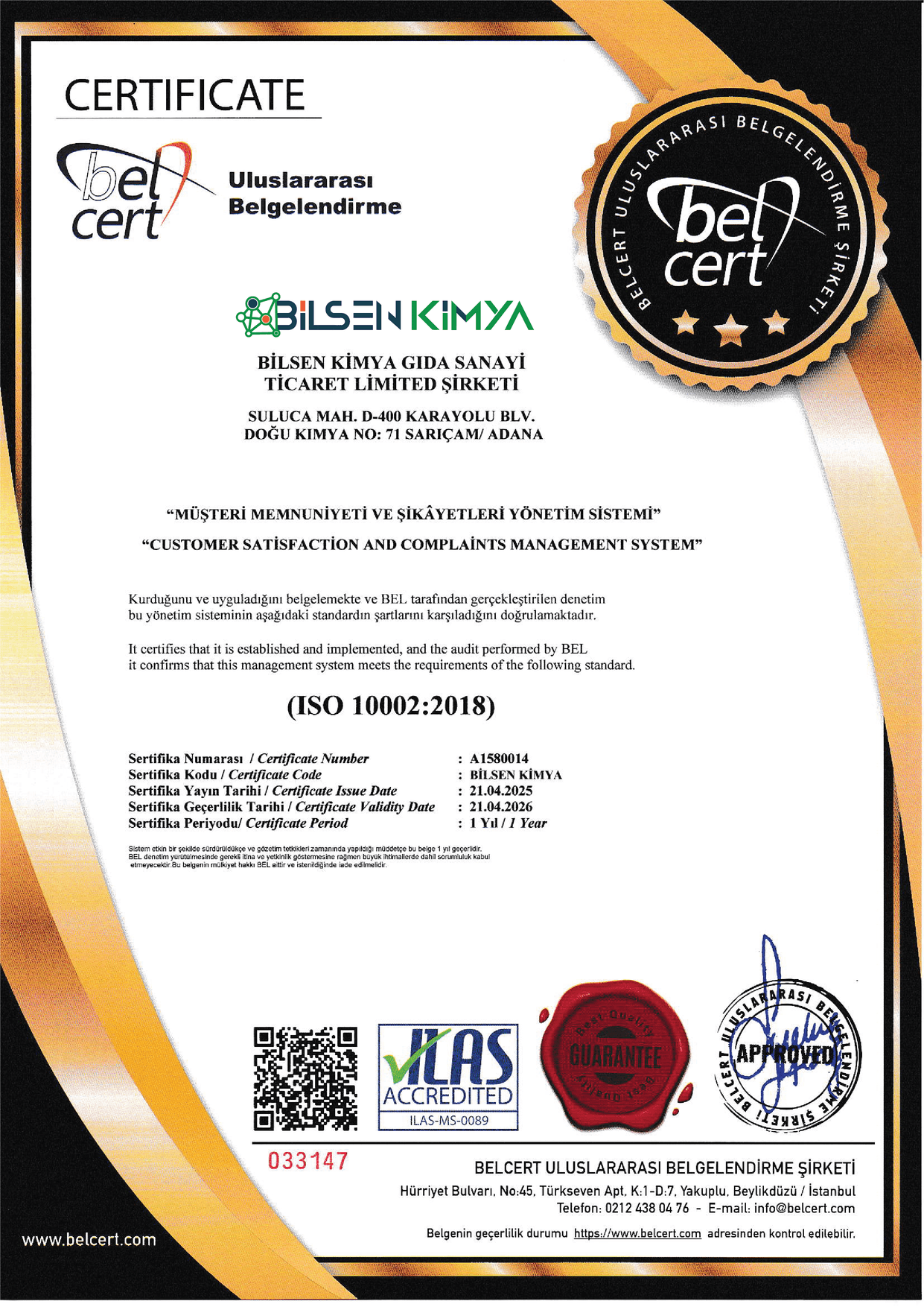 ISO 10002:2018